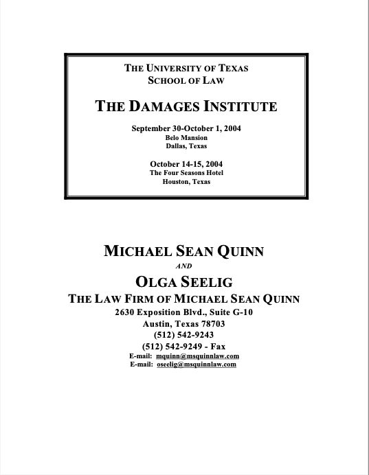 DAMAGES IN SUITS AGAINST LAWYERS